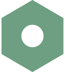 hexagones carreaux de ciment vert