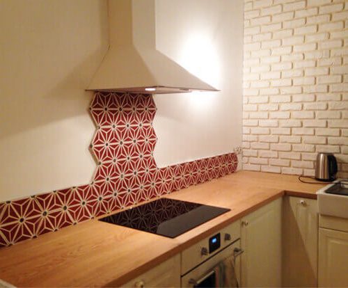 carreaux ciment hexagone cuisine montpellier 34