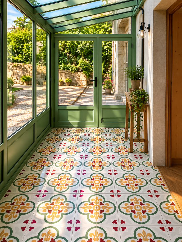 carreaux de ciment veranda allinges cimenterie de la tour