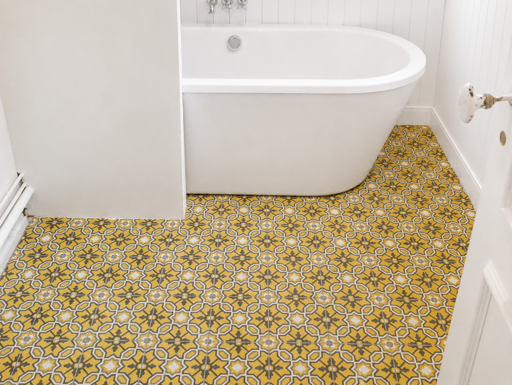 carreaux de ciment salle de bain M0411