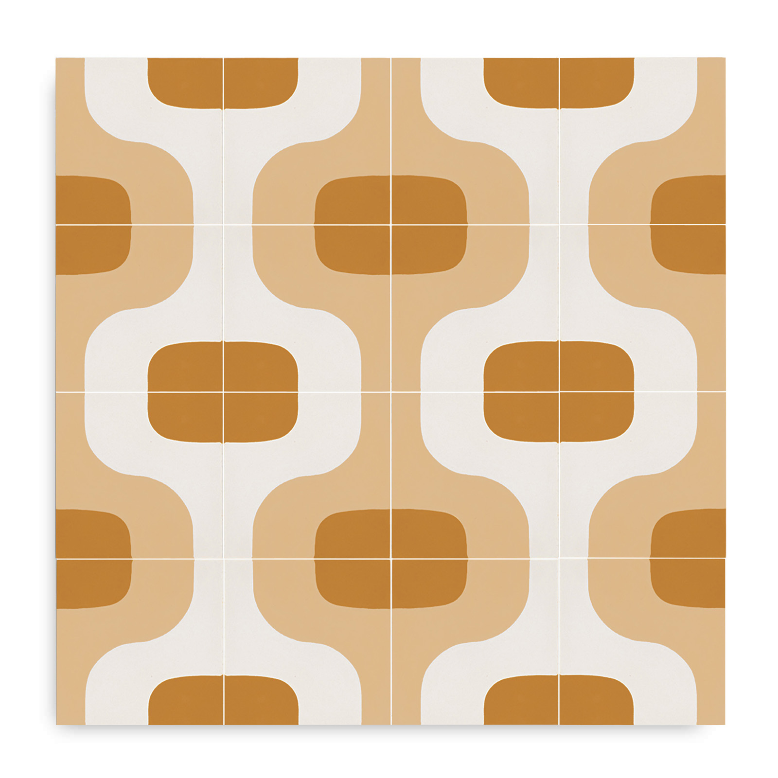 carreau de ciment tapis MFC03 jaune
