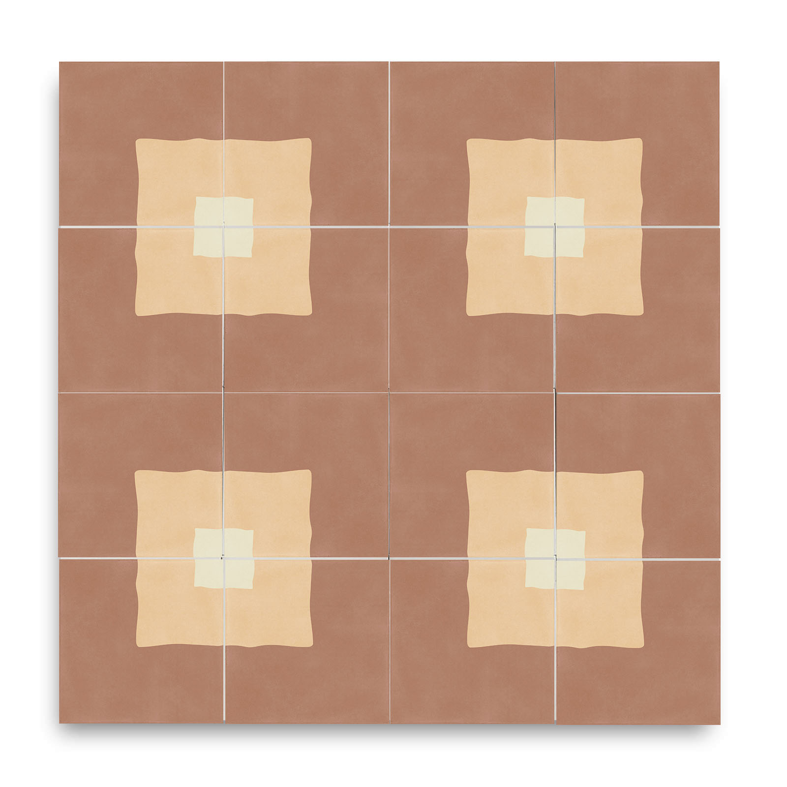 carreaux de ciment sandy rubio bloom c2 peche